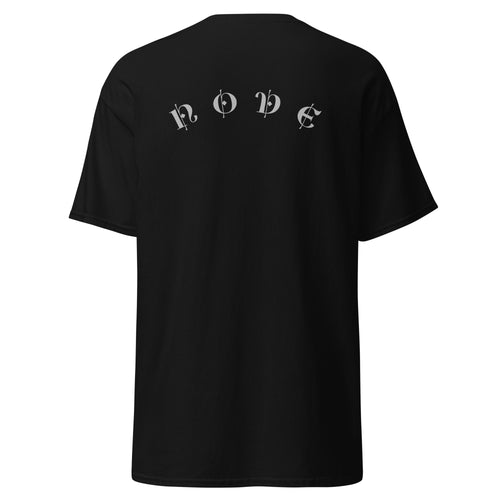 NOVE black heavyweight tee back view