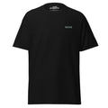 NOVE black heavyweight tee front view