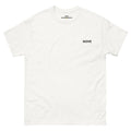 NOVE white heavyweight tee front view